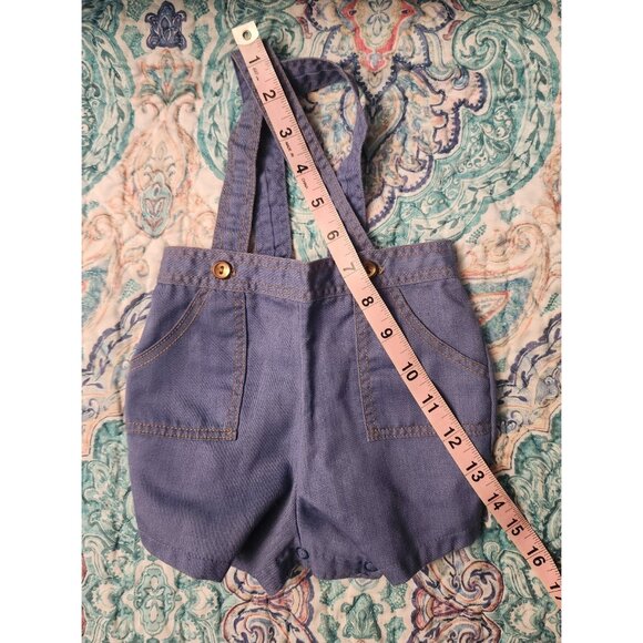 Toddle Tyke Vintage Overalls 0/6 Months - Picture 6 of 6